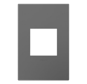 Legrand Mylinc 2M Matt Grey Plate With Frame, 6763 51